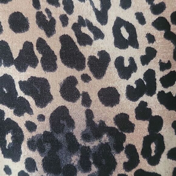 NWT Asos Midi Bodycon Dress Leopard Animal Black Print Sexy Fitted Stretch XS - Picture 5 of 10